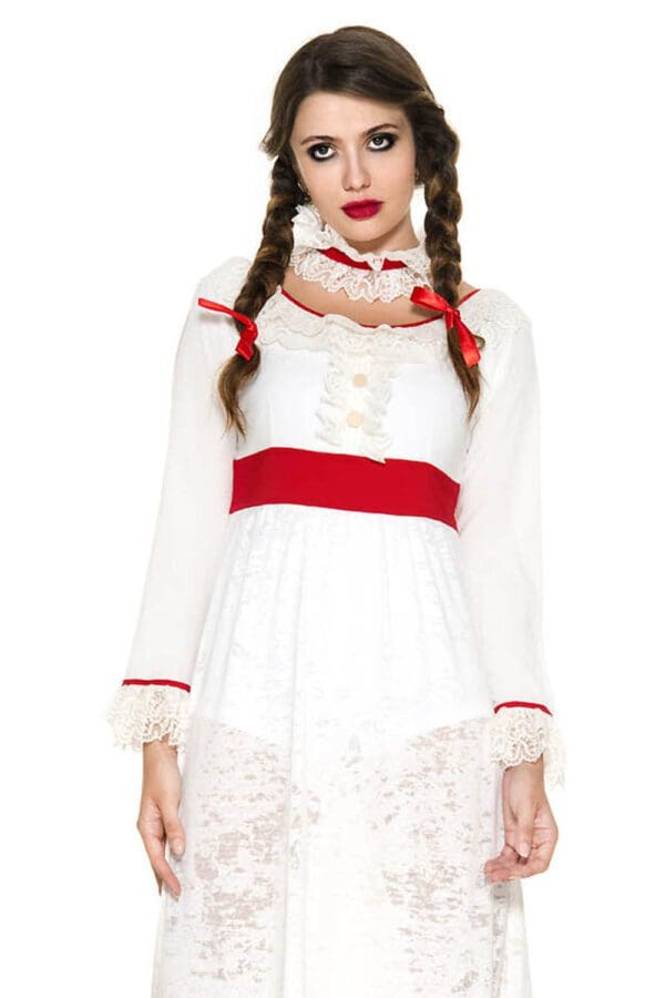 3 PC. Ladies Possessed Doll Costume Set