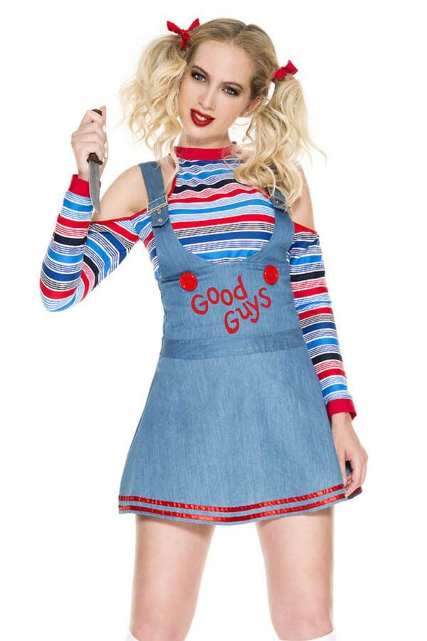 3 PC. Ladies Good Guys Doll Costume Set
