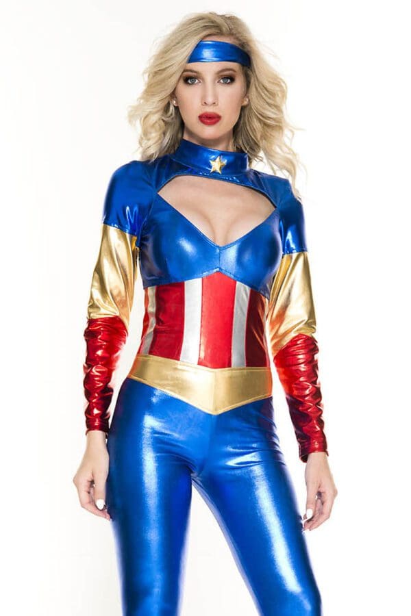 2 PC. Ladies Wonder Warrior Costume Set