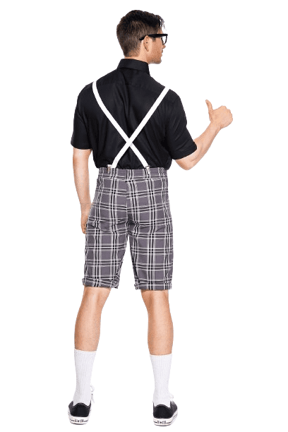 4 PC. Men's Classroom Nerd Costume Set - Image 4