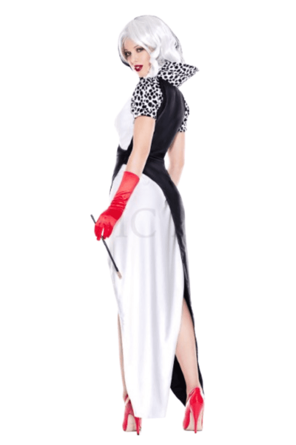 3 PC. Ladies Cruel Villain Costume Set - Image 2