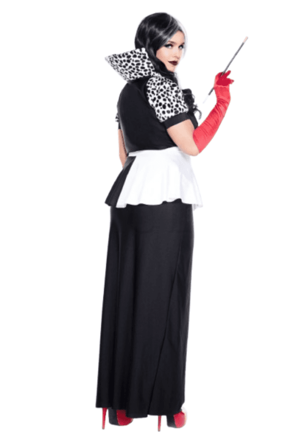 3 PC. Ladies Cruel Villain Costume Set - Image 5