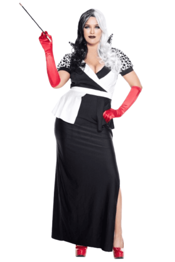 3 PC. Ladies Cruel Villain Costume Set - Image 4