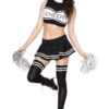 4 PC. Ladies College Cheerleader Costume Set