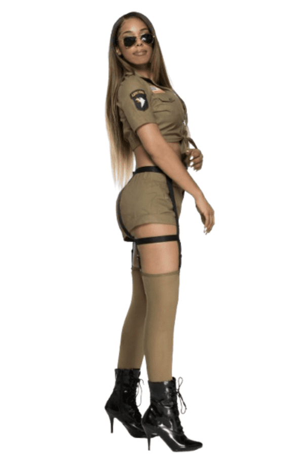 4 PC. Ladies TOP AVIATOR DIRECTOR Costume Set - Image 2