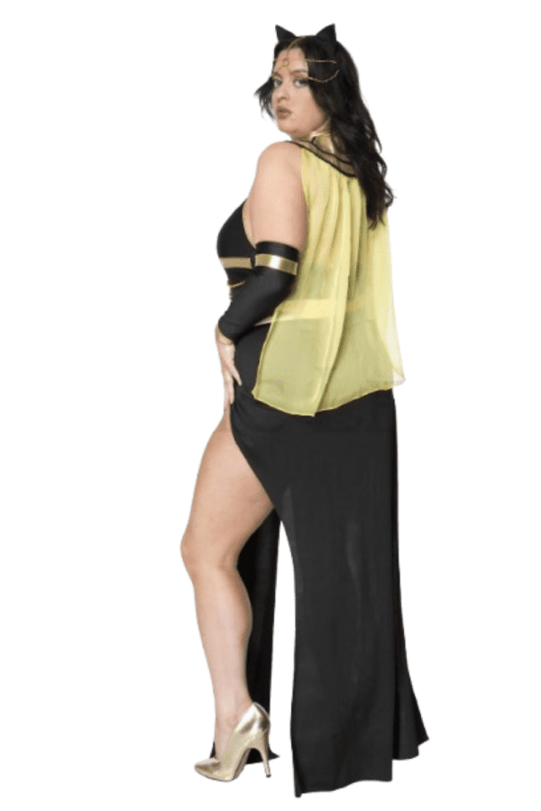 5 PC. Ladies EYGPTIAN CLEOPATRA Costume Set - Image 4