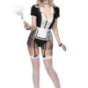 6 PC. Ladies Naughty French Maid Costume Set