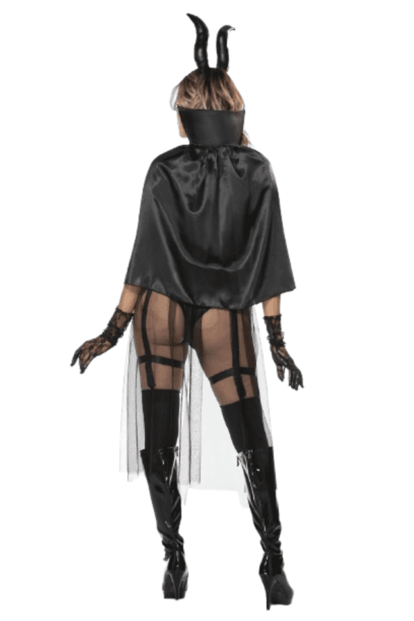 6 PC. Ladies Dark Devil Costume Set - Image 3