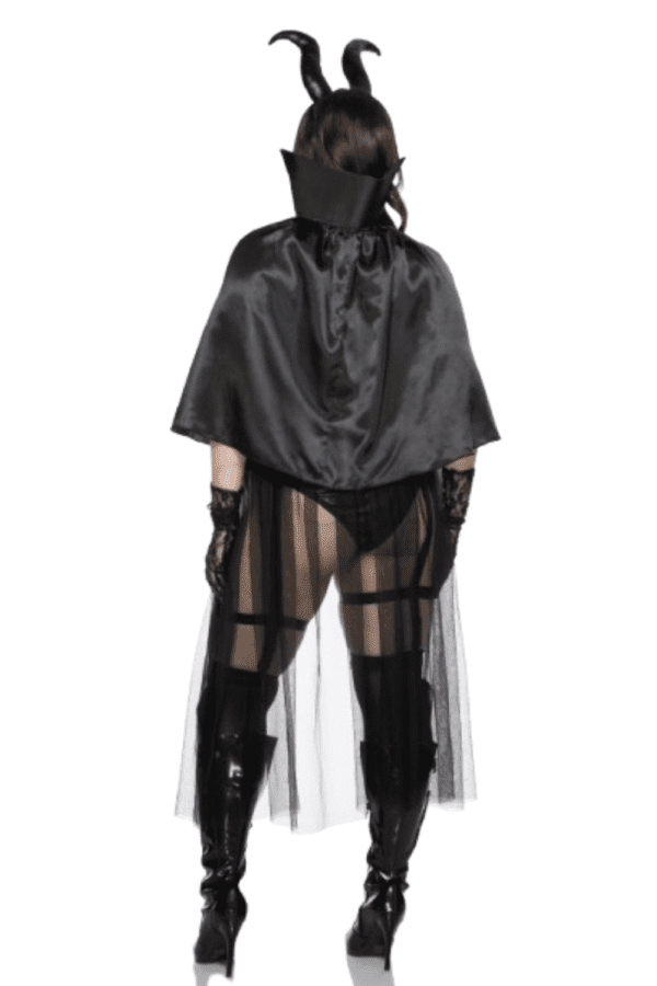 6 PC. Ladies Dark Devil Costume Set - Image 6