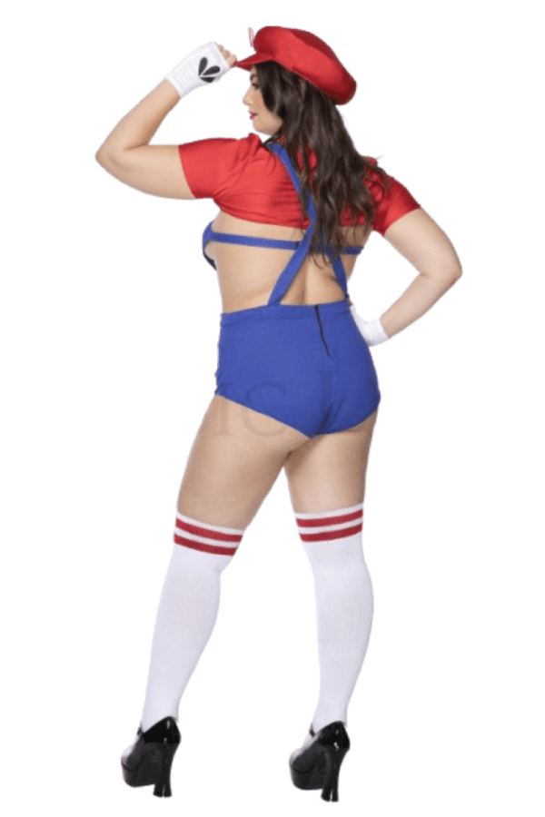 5 PC. Ladies Sexy Plumber Babe Costume Set - Image 5