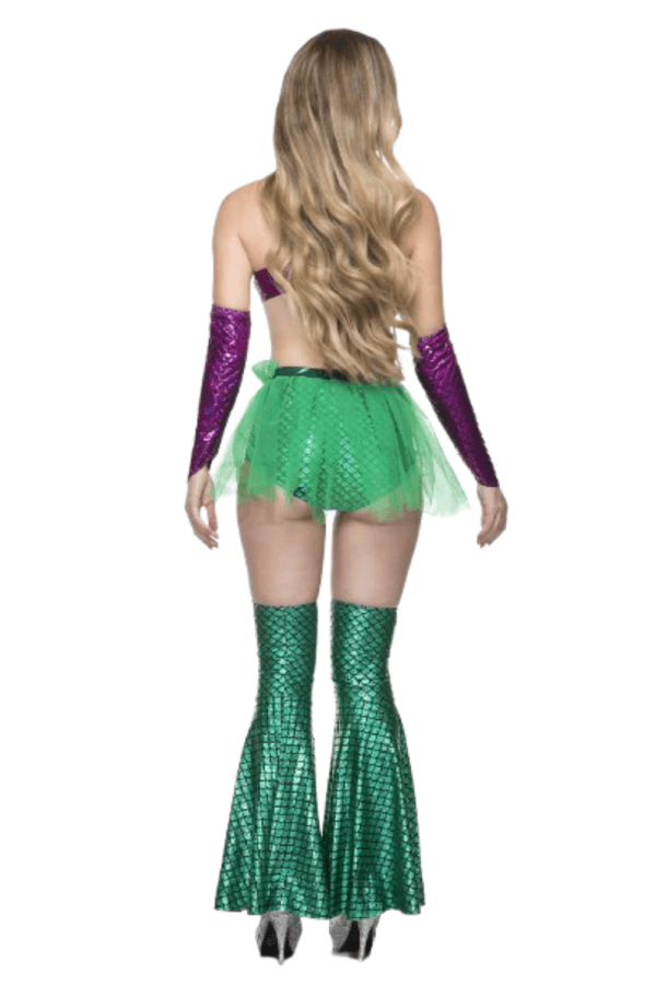 6 PC. Ladies Magestic Mermaid Costume Set - Image 3