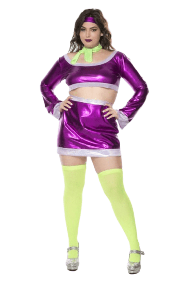 4 PC. Ladies Groovy Detective Costume Set - Image 4