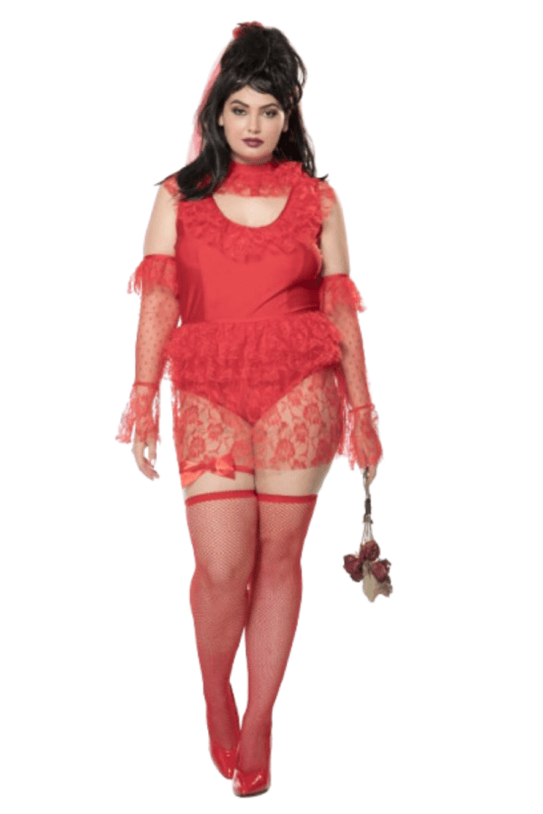 5 PC. Ladies Beetle Wedding Bride Costume Set - Image 4