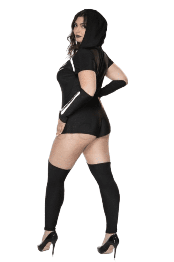 3 PC. Ladies Sexy Skeleton Costume Set - Image 6