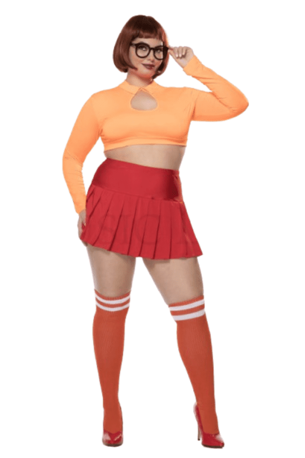 3 PC. Ladies Nerdy Detective Costume Set - Image 3