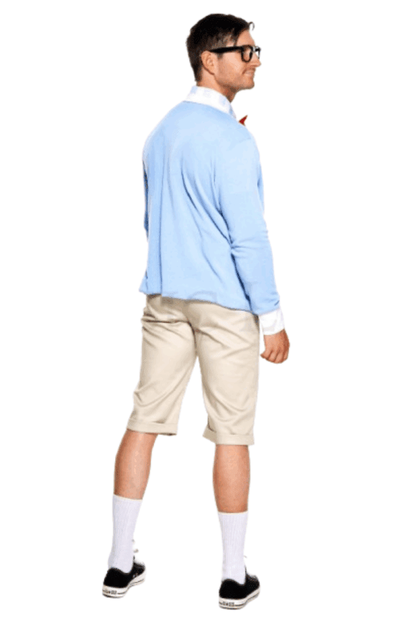 5 PC. Men Nifty Nerd  Costume Set - Image 2