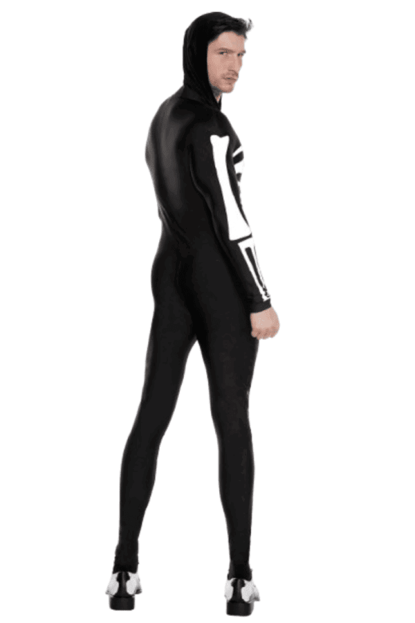1 PC. Men Skeleton Body Suit Costume - Image 2