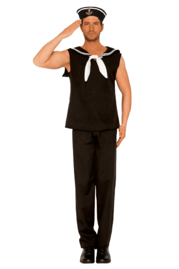 3 PC. Men Sailor Costume Set - Image 3