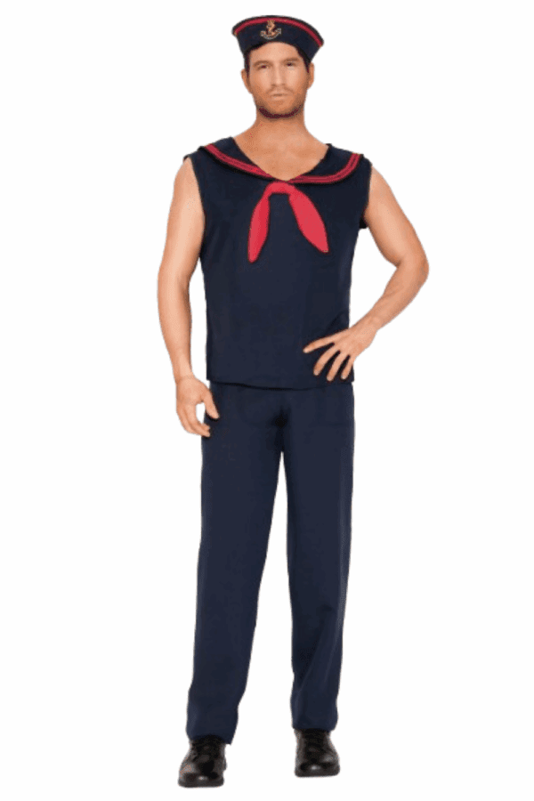 3 PC. Men Sailor Costume Set