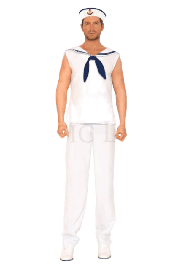 3 PC. Men Sailor Costume Set - Image 5