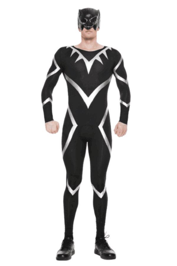 2 PC. Men Panther Costume Costume Set