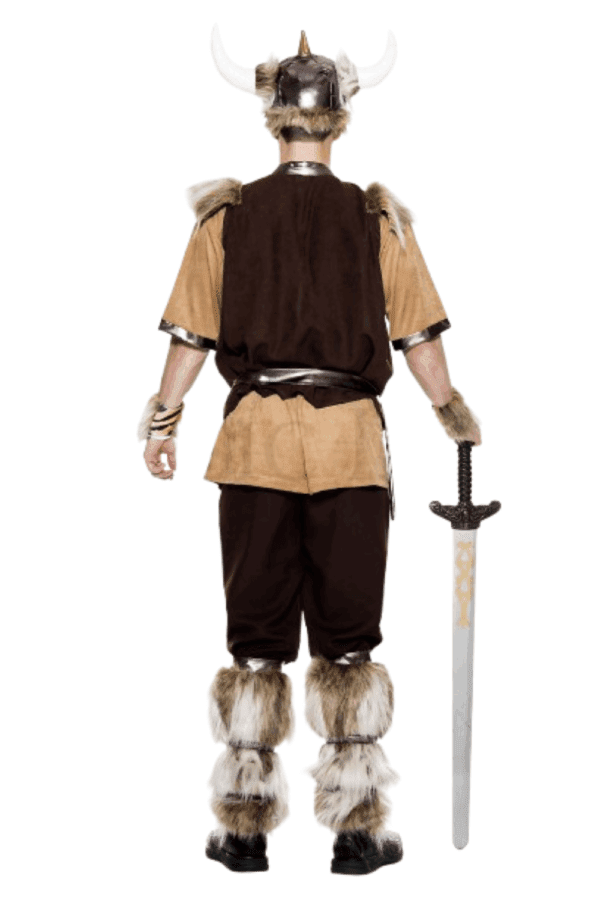 7 PC. Men Brave Viking Costume Set - Image 3