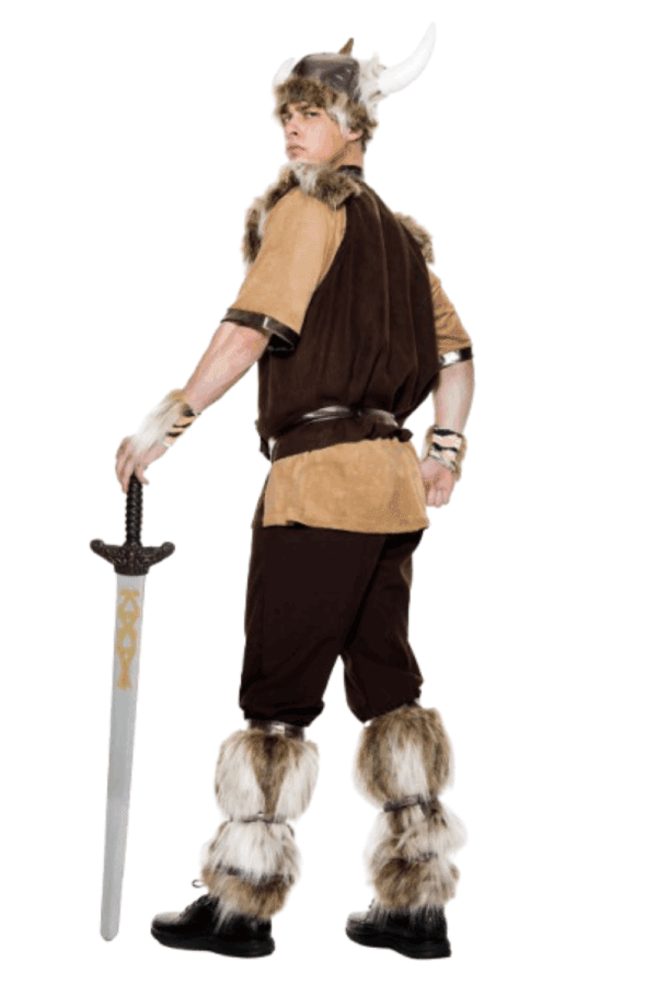 7 PC. Men Brave Viking Costume Set - Image 2